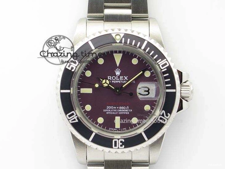 A2836 Best Red (Superlumed Submariner Edition Vintage hands) 200m=660ft 1680 and dial 0509